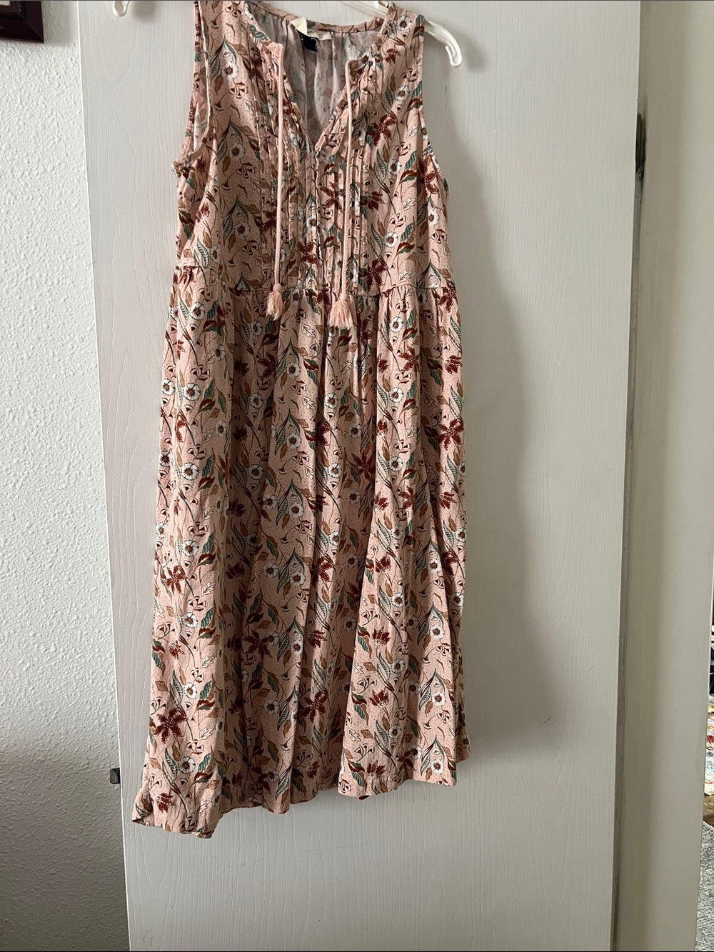 Universal Thread Blush Pink Floral Maxi Dress